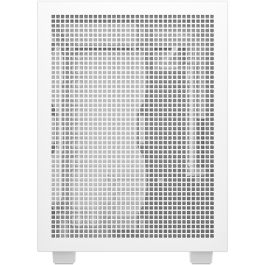 DeepCool CH260 WH Micro Torre Gaming PC Blanco, compatible con micro ATX/Mini-ITX, ventana de vidrio templado