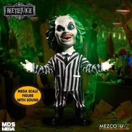 MEZCO TOYZ Figura articulada parlante Beetlejuice 38cm - 7 frases en inglés