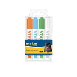 Marcador Tiza Liquida Molin Surtido Bolsa De 4 6 unidades Precio: 34.68999941. SKU: B13KT6HYKJ