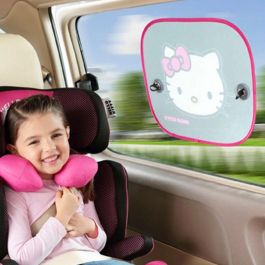 Hello Kitty Cs10 KIT3014 Cortinillas Universales Coche Juego 2 Unidades 38x44 cm Protección Solar Rayos UV Calor