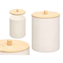 Berilo Bote Plástico Tapa Bambú Blanco 9 x 13.2 x 9 cm (Set de 24) Precio: 53.24484. SKU: B1C6NLL9BM