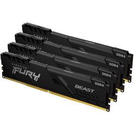 Kingston 64GB DDR4 3200MHz CL16 DIMM Kit of 4 FURY Beast Black Memoria RAM para PC Precio: 304.94999953. SKU: B1JA3EA2K6