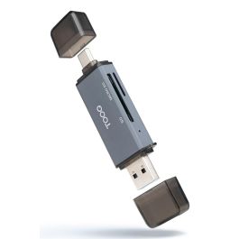 TooQ TQR-3001G Lector de Tarjetas Externo USB 3.0 y USB Tipo-C para SD/TF, Gris, Compatible con Windows y Mac Precio: 9.5000004. SKU: B1KLVR5KPH