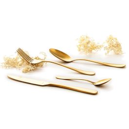 Amefa Tenedor de Mesa Austin Dorado Acero Inoxidable 12 Unidades 20,7 cm Dorado Mate