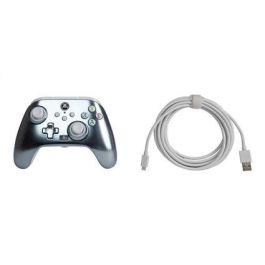 Power A Mando con Cable Mejorado para Xbox Series X/S - Metalic Ice, 1516986-02 | Botones Avanzados, Vibración Dual, Ergonomía Superior Power A Mando con Cable Mejorado para Xbox Series X/S - Metalic Ice, 1516986-02 | Botones Avanzados, Vibración Dual, Ergonomía Superior