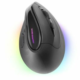 Mars Gaming Mouse Ratón Ergonomico Vertical RGB Inalámbrico Tri-Mode, 8400 DPI, Compatible con Windows, Linux, Mac, PS4, PS5, XBOX