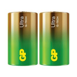 GP 13AU/LR20 GP Ultra Alkaline D-battery con tecnología G-Tech, pack de 2