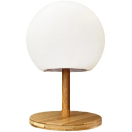 Lumisky Lámpara de Mesa Inalámbrica LUNY con Pie de Bambú Extensible, LED Blanco Cálido / Blanco, Al 28cm Precio: 41.59000021. SKU: B1748JMFNN