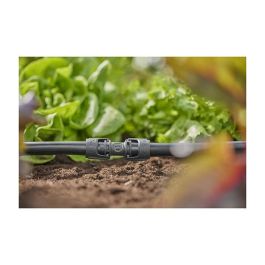 Gardena 13203-20 Acoplamiento de Tuberías para Sistema de Riego por Goteo, 13 mm (1/2"), 3 Piezas, Negro