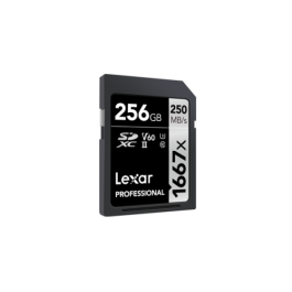 Lexar Tarjeta SDXC 256 GB UHS-II Clase 10 V60 U3 LSD256CB1667