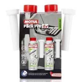 Motul ZMTL111258 Kit Pre ITV Gasolina Limpiador Inyectores Anti-humos para Mejorar Rendimiento y Reducir Emisiones Antes de la ITV