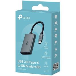 TP-Link UA440C Adaptador Hub USB-C a SD y MicroSD, Lector de Tarjetas, USB 3.2 Gen 1, Aluminio Gris