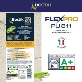 Bostik BOS3549212486105 Sellador Adhesivo Flexpro PU811 para Todo Tipo de Materiales Interior/Exterior Blanco 300ml