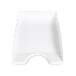 Q-connect Bandeja sobremesa plástico blanco opaco 240x70x340 mm