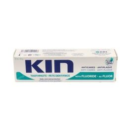 Kin Pasta Dentífrica con Flúor 1450 ppm F- Prevención Caries, Acción Antiplaca y Cuidado de Encías con Provitamina B5 y Aloe Vera 50 ml Precio: 2.59000016. SKU: B176WZF9ZA