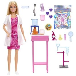 Barbie Tú Puedes Ser Científica JCR70 Mattel Muñeca Niña Juego Ciencia Experimentos Accesorios