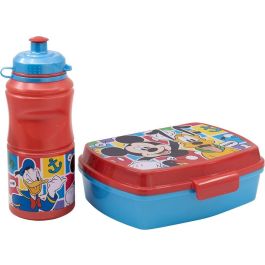 Disney CZ11277 Caja Regalo Funny Sand. Box con Botella Easy Sport Mickey Mouse 380 ml Antigoteo Libre de BPA