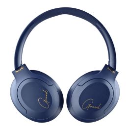 NGS ARTICAGREEDBLUE Auriculares Inalámbricos Bluetooth 5.1 con Micrófono Diadema Plegable Azules Hasta 12h Batería