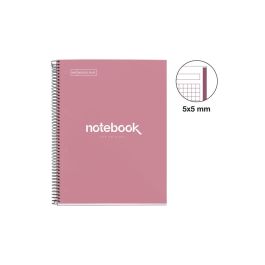 Cuaderno Espiral Miquelrius Notebook Emotions Rose Dust Tapa Forrada Din A4 Microperforado 80 Hojas 90