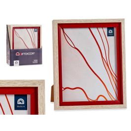 Portafotos Natural Borde Rojo 20X25Cm Giftdecor (24 Unidades) Precio: 104.49999956. SKU: B1G9FP5N4B