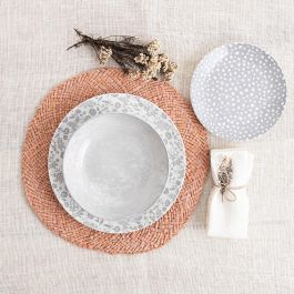 Plato Llano Porcelana Aquilea Bidasoa 27 cm (12 Unidades)