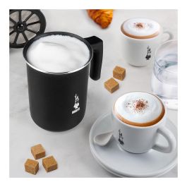 Bialetti Espumador de Leche Manual Tutto Crema 00AGR394 Negro Aluminio 8cm