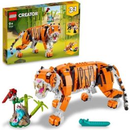 LEGO Creator 3-in-1 Su Majestad el Tigre, 31129, juguetes de animales para niñas y niños a partir de 9 años, panda, minifiguras de peces Precio: 60.78999949. SKU: S7163425