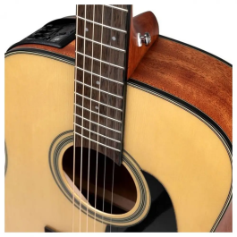 Takamine Guitarra Electroacústica Dreadnought GLD12E NS Natural (Tep3) - Tapa de Abeto y Okume
