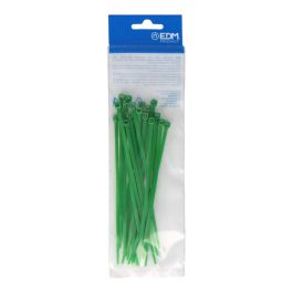 Edm Bridas verdes 3,5 x 150 mm nylon alta calidad (bolsa 25 unid.)