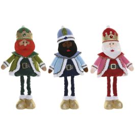 DKD Home Decor Figura Navidad Reyes Magos Extensible Poliéster Multicolor 15 x 66 x 30 cm (3 Unidades) Precio: 41.50000041. SKU: B184JJ29SN