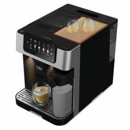 Beko CEG7304X Cafetera Automática con Molinillo Integrado, 1350 W, 19 Bares, Pantalla Táctil a Color