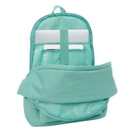 Safta Mochila Doble Portátil 15,6" USB F.C.Barcelona Chica Musgo 31x44x18 cm