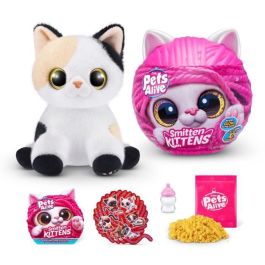 Zuru ZUR1721449787413 Peluches Interactivos Smitten Kittens S1 - 8 gatitos coleccionables con sonidos y biberón
