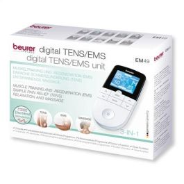Beurer Electroestimulador TENS/EMS 4 Electrodos - Alivio del Dolor, Fortalecimiento Muscular y Masaje Relajante - Ref: 1 Beurer Electroestimulador TENS/EMS 4 Electrodos - Alivio del Dolor, Fortalecimiento Muscular y Masaje Relajante - Ref: 1