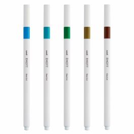 Uni-Ball Emott Rotuladores de Escritura y Dibujo, Colores Tropicales, Estuche 5 Unidades Uni-Ball Emott Rotuladores de Escritura y Dibujo, Colores Tropicales, Estuche 5 Unidades