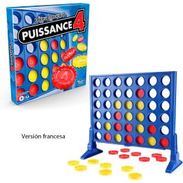 Hasbro Games A5640 - Juego de Mesa 4 En Línea de Estrategia, Idioma Francés, para +6 años y Toda la Familia