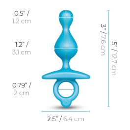 Plug Anal B-Vibe Azul (7,6 cm)