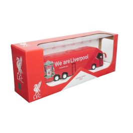 Banbo Toys Autobus Liverpool Football Club Juguete +3 Años con Apertura de Puertas y Retro-Fricción 29,5x22,8x25cm