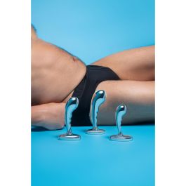 Plug Anal B-Vibe Plateado Plug Anal B-Vibe Plateado