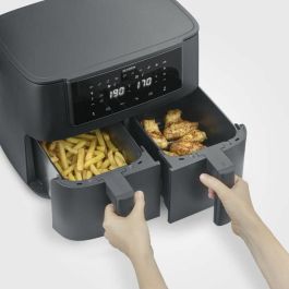 Severin AAATN60221 Freidora de aire de doble tanque de 8L y 2600W con 10 programas