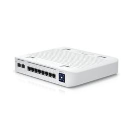 Ubiquiti USW-ENTERPRISE-8-POE Switch PoE Gestionado L3 8 Puertos 2.5GbE PoE+ 120W Montaje Rack Pared