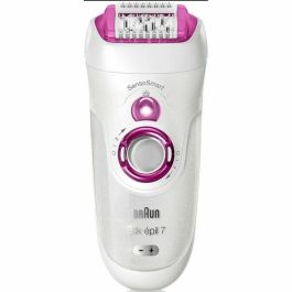 Braun Depiladora Eléctrica SE 7-000 Inalámbrica 2 Velocidades 40 min Blanco / Rosa