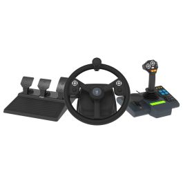 Hori AAAAQ83989 Volante de Simulación Agrícola para PC, 340 mm, 900° de Rotación, 76 Botones
