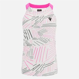 Camiseta para Mujer sin Mangas Macron Prime Cd Blanco Pádel L