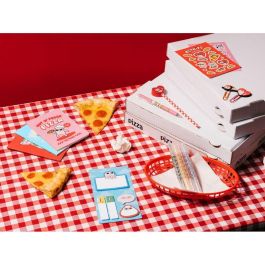 ERIK Set Papelería Ketnipz: Bolígrafo, Lápiz, 3 Cuadernos A6, 4 Subrayadores, Clips, Pegatinas, Notas Sticky y Portatodo