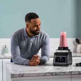 Ninja BN750EU Licuadora 2 en 1 con Cuenco 2.1 L, Vaso 700ml, 1200 W y Programas Auto-iQ - Negro