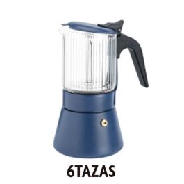 Cafetera Italiana Inoxibar Clair Azul 6 Tazas Precio: 28.8948. SKU: B1HYBMXGD3
