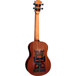 LAG Tiki Uku Tenor Electro Acustic Ukelele Tenor Abeto Macizo Natural Satinado Aquila