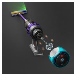 Dyson Gen5Detect Absolute Aspiradora escoba 2 en 1 con pantalla LCD y filtro HEPA, sin bolsa, color Púrpura, 70 min de autonomía