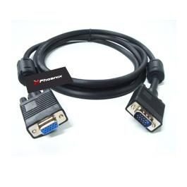Phoenix technologies Cable SVGA D-Sub15 Macho-Hembra 15 Metros